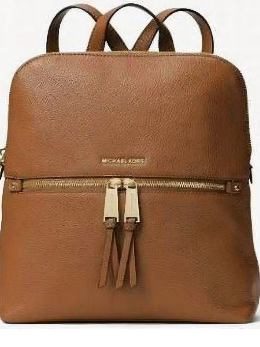 MICHAEL KORS RHEA LUGGAGE TAN SLIM BACKPACK